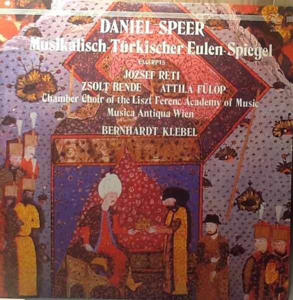 

LP Record DANIEL SPEER MusikalischTurkischer EulenSpiege FL3319 Netherland Classical Used
