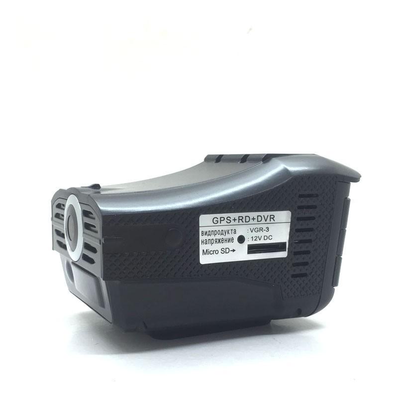 Car Dash Recorder VGR-3 Plush Anto DVR Camera Video 2 In 1 Rad Detector 150 Degree Lens