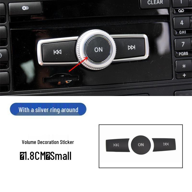 

Mercedes W204 C180/C200/GLK300 Center Console CD Button Number Stickers
