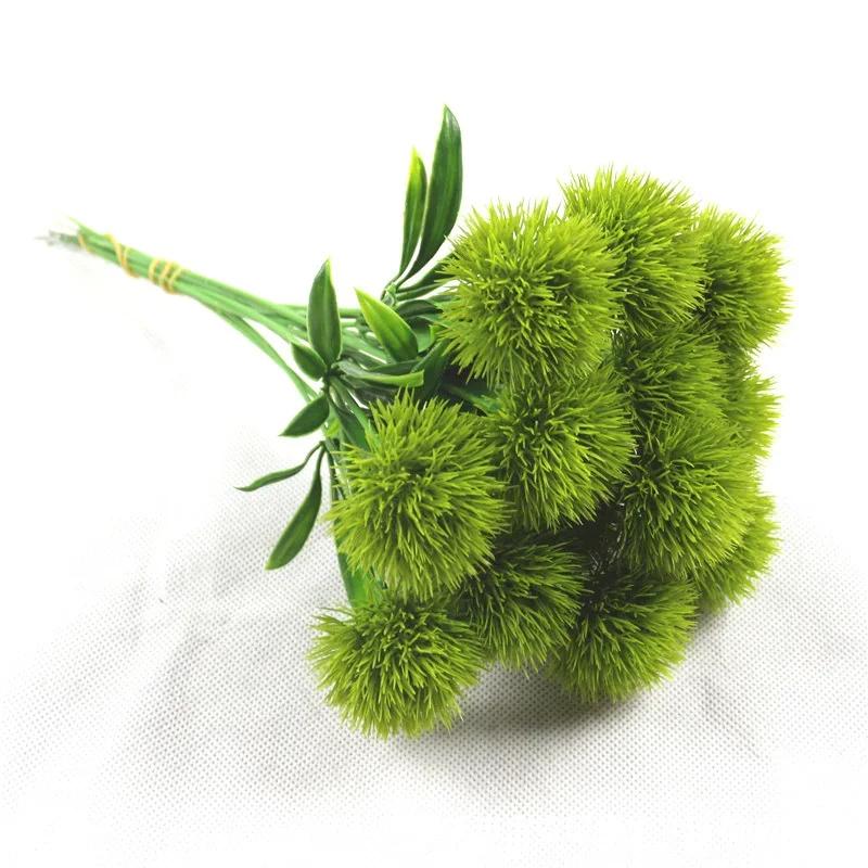 5/10Pcs Artificial Plants Dandelion Bouquet Vases For Home Decor Wedding Decoration Fake Flower Needlework Ornamental Flower pot