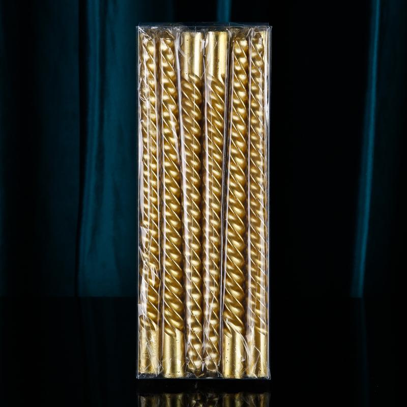 Europäischer dreiköpfiger Luxus-Kerzenständer für romantische Kerzenlicht-Dinner