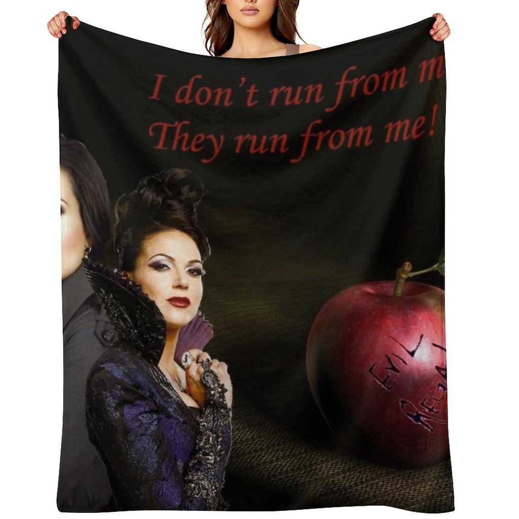Regina Mills/Evil Queen Throw Blanket Hairys Decorative Beds Baby Soft Blankets