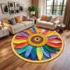 3D Floral Carpet Living Room Bedroom Floor Mat Easy To Wash and Maintain Anti Slip and Beautiful Floor Mat