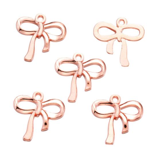 100 Pcs Bow Charms for Jewelry Making DIY Accessories Bowknot Keychain Charms Alloy Bow Shape Charms for Earrings Necklaces Bracelets Crafting