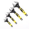 Adjustable Wrench Set 6/8/10/12 Inch Multifunctional Spanners High Hardness Anti Slip Handle Universal Home Hand Tools
