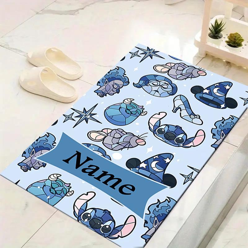 Custom 1Pc Lilo Stitch Adventure Rug Office Carpet Indoor Outdoor Entrance Doormat Nonslip Soft And Comfortable Living Room D916300
