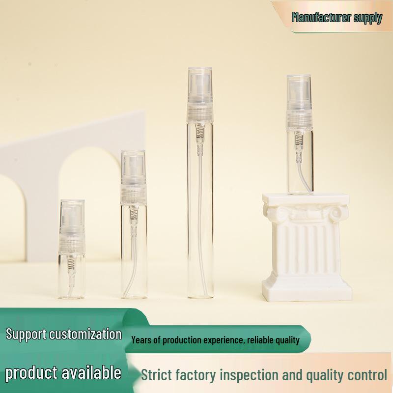 2ML/3ML/5ML/10ML Glass Perfume Spray Bottle - Portable, Refillable Sample Bottles