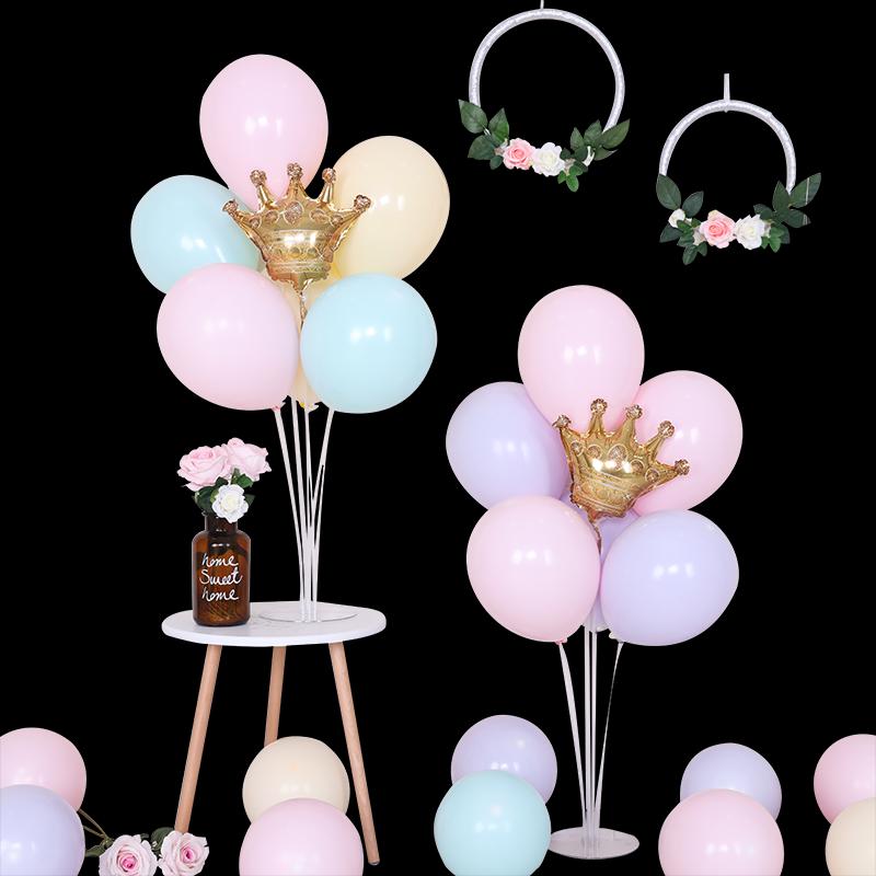 Macaron Balloon Stand for Children's and Adults' Birthday Party Table Decorations