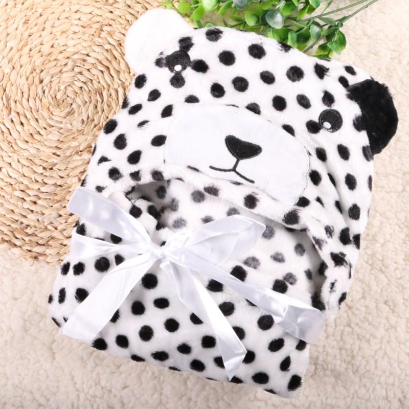 Roupão de bebê com desenho animado, cobertor infantil com capuz, toalha de banho para bebês