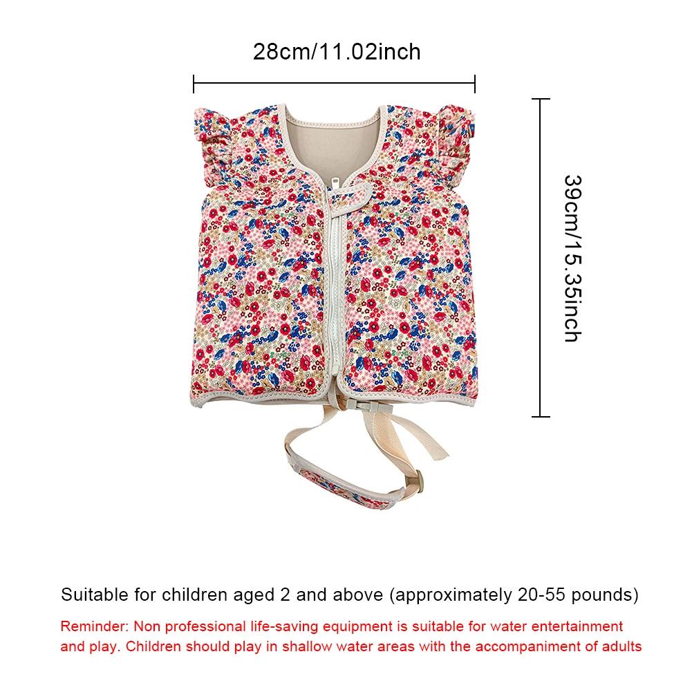 Spring and Summer New Baby Swimsuit Sun Protection Vest Unisex Children Swimming Aid Buoyancy Clothing Swimming Life Jacket Vest