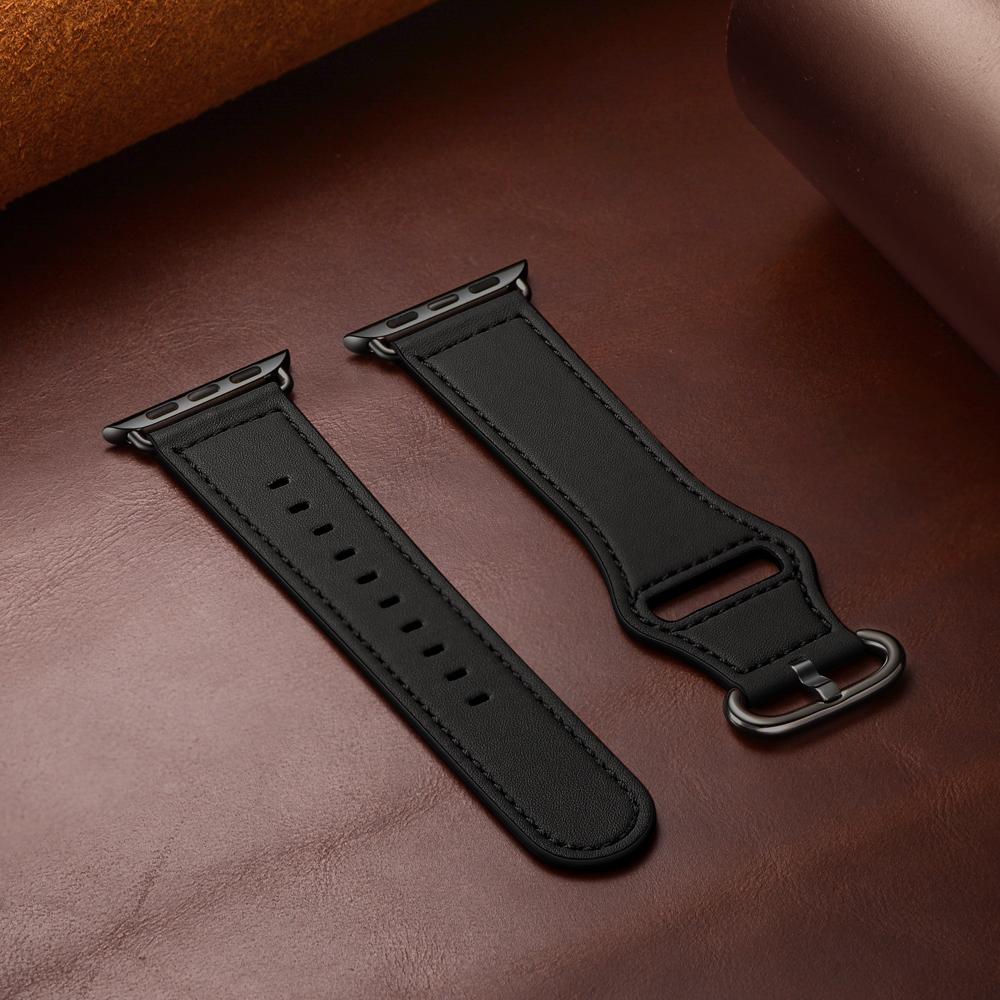 Echtes Lederarmband für Apple Watch Band 44mm 45mm 42mm Luxus-Uhrenarmband für IWatch Serie 7 3 4 5 6 Se 4 Mode-Uhrenarmband