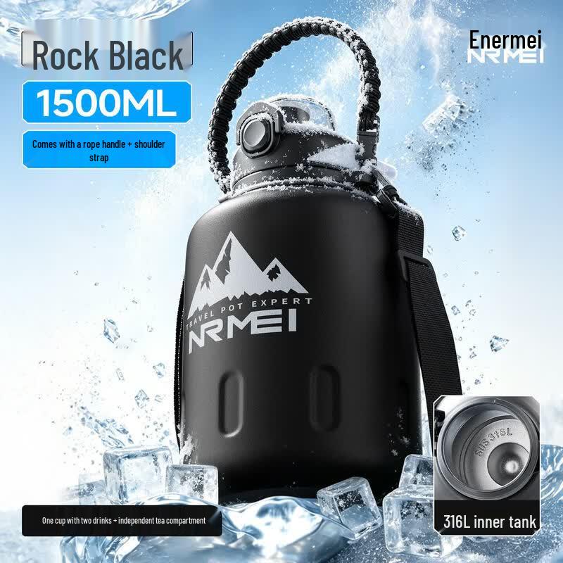 Youluo 2000ML Large Capacity Insulated Outdoor Water Bottle