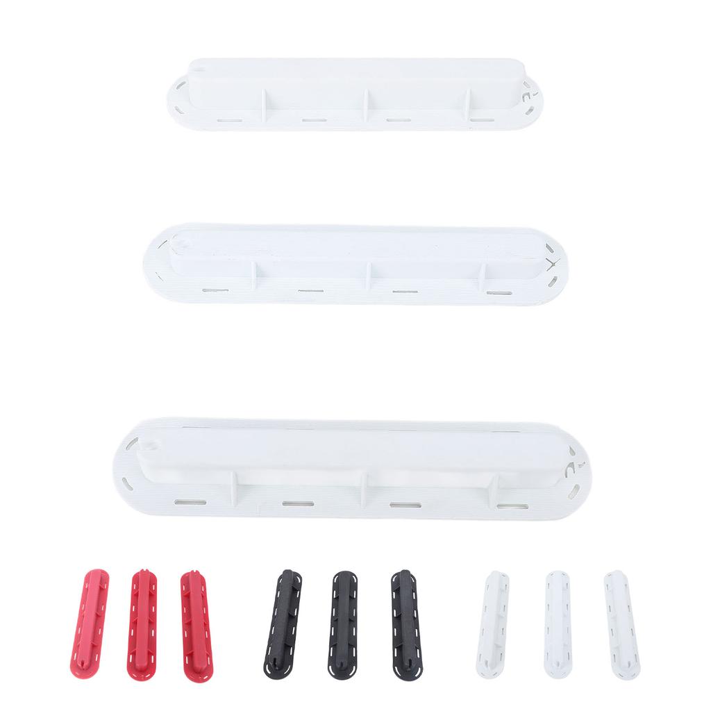 3PCS Finnenbox Set PVC Surfbrett Surf Finnen Stecker Set mit Schrauben Schlüssel für Paddle Board Finnenersatz