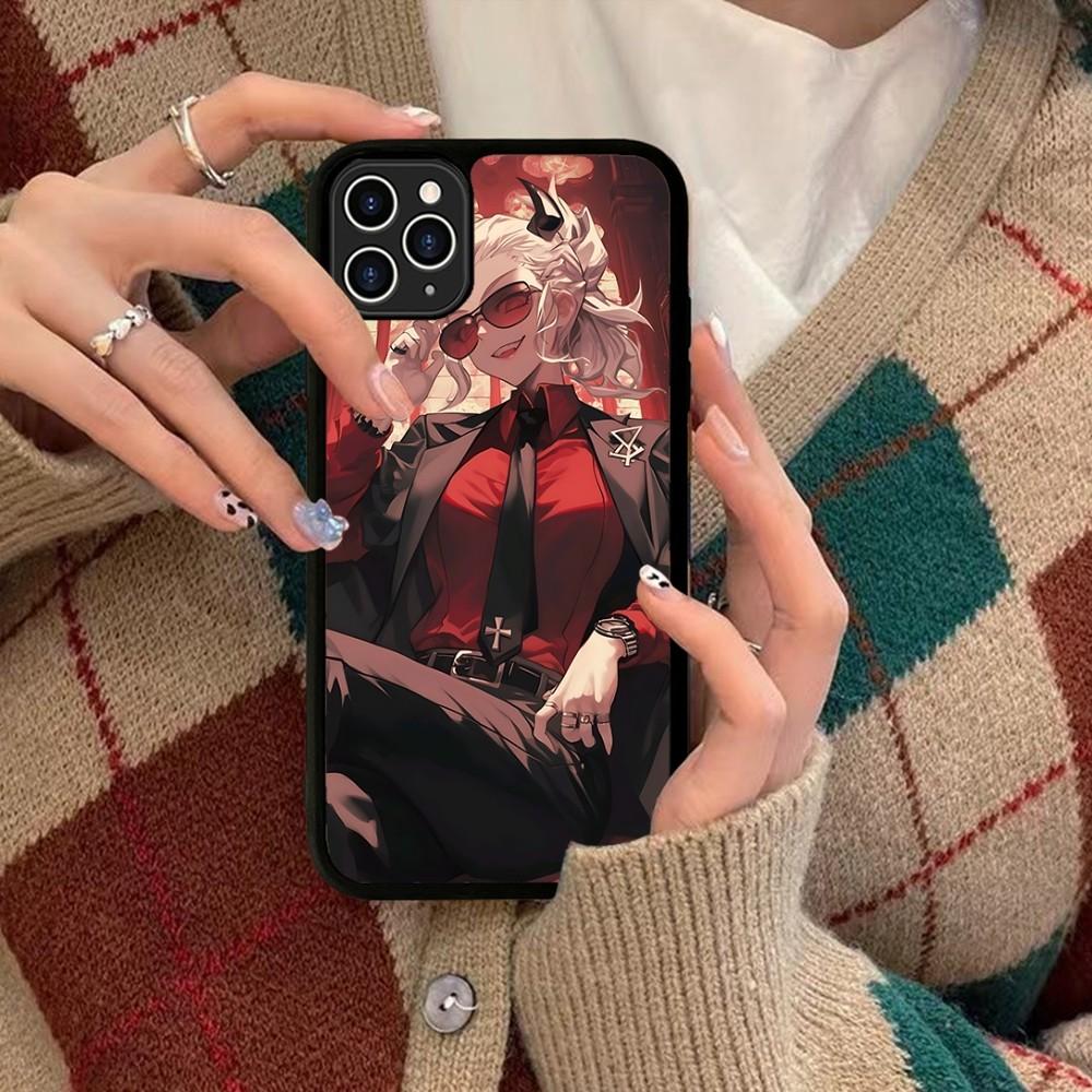 Helltaker Phone Case Silicone PC+TPU For For IPhone 11 12 13 14 15 16 Plus Pro Max Cover