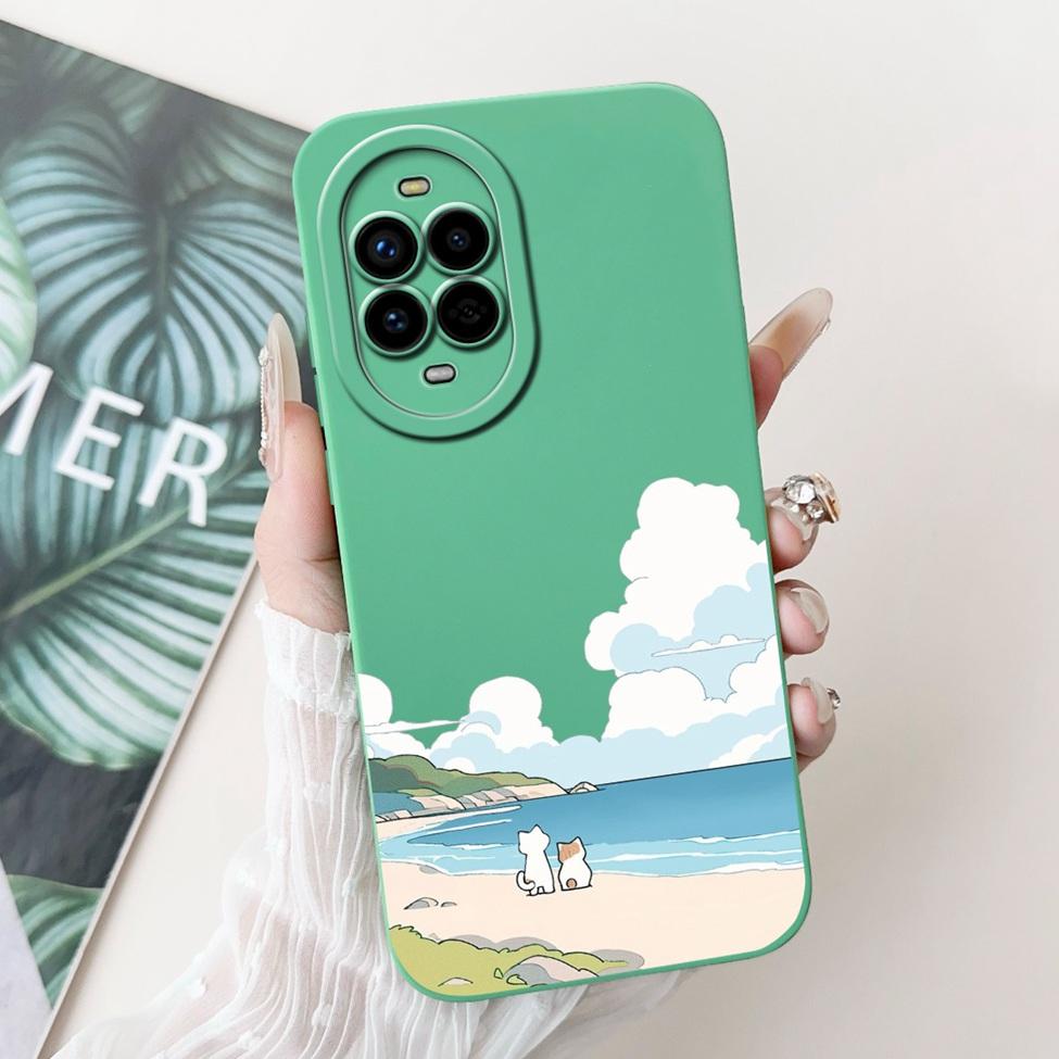 For Huawei Nova 13 Pro Case MIS-AL00 Silicone Cute Cartoon Cat Luxury Fashion Shockproof Bumper For Huawei Nova 13Pro Back Cover