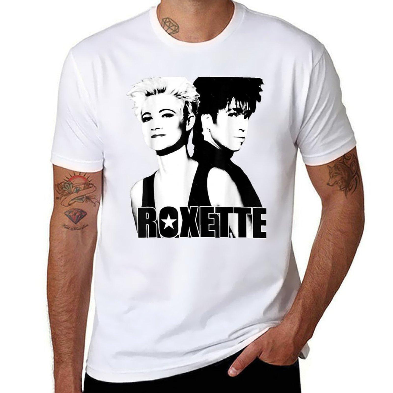 Roxette Tshirt Cute Clothes Graphics New Gifts And Tshirts Unisexs Workout Shirts S