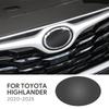 For Toyota Highlander -2025 Car Front Emblem Pre Cut Dark Smoked TPU PPF Protection Film Anti-scratch Exterior Accessories