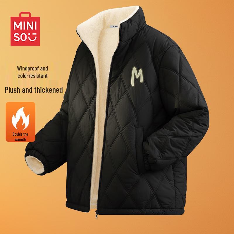 

MINISO Men s Fashion Loose Winter Padded Jacket L
