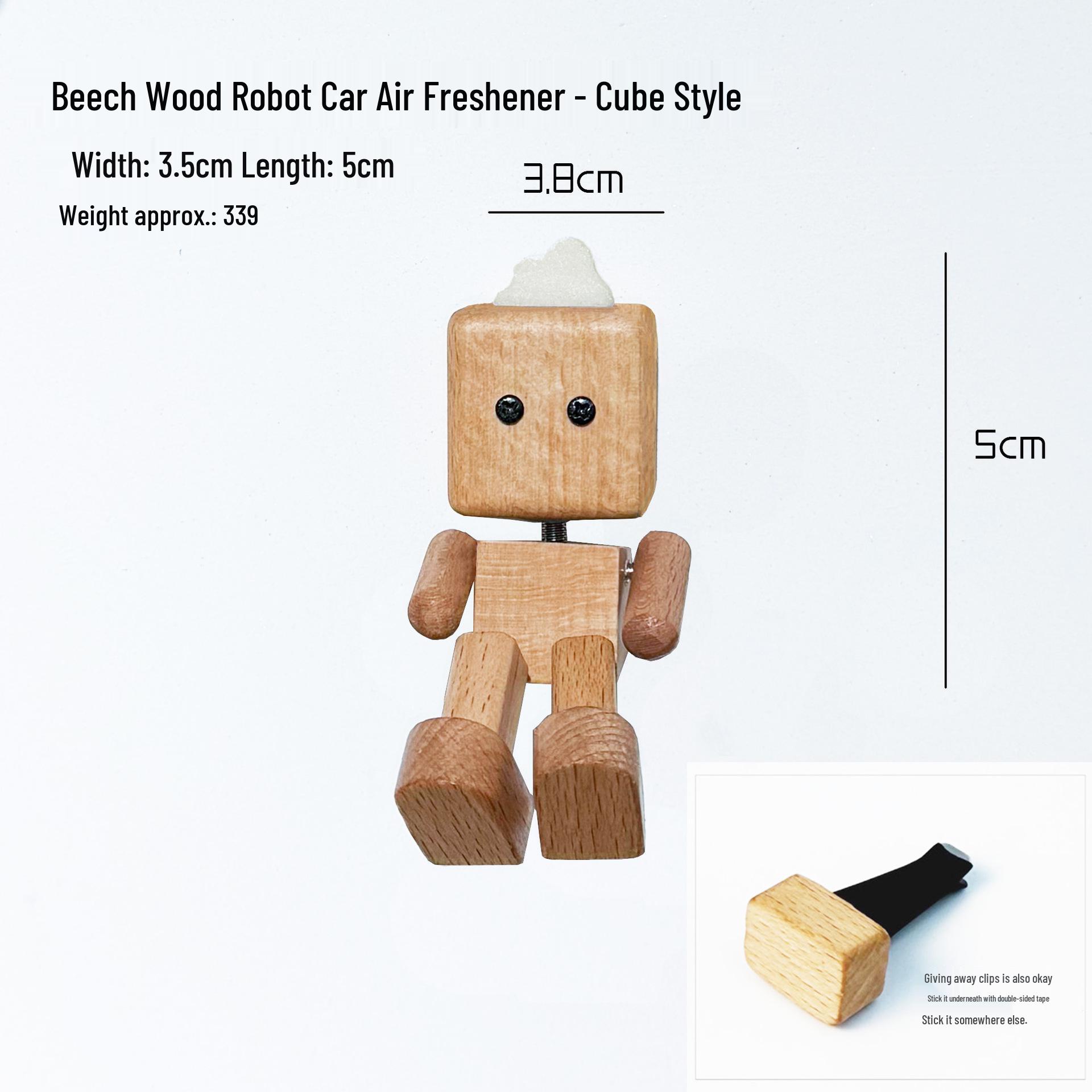 Creative Cute Robot Car Air Freshener Ornament: Desktop Decoration & Gift Unscented