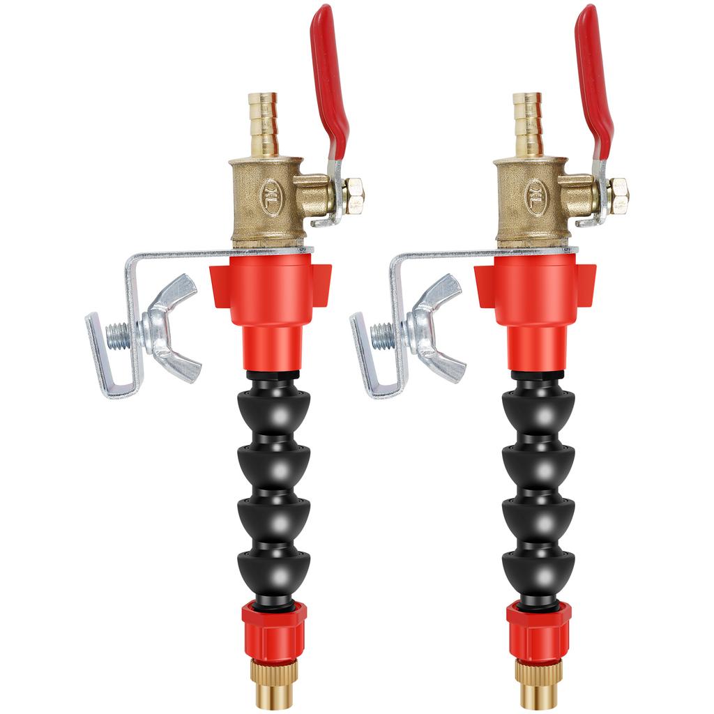 2Pcs Angle Grinder Dust Remover Water Sprayer Cutting Machine Sprayer System Brass Nozzle Dust-Proof Cooling Sprayer