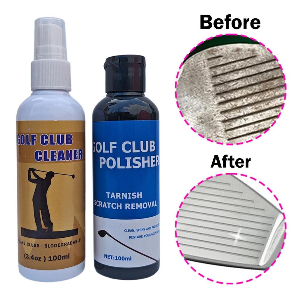 Golf Club Cleaner 100ml Maintenance Polish for Balls Putters Irons