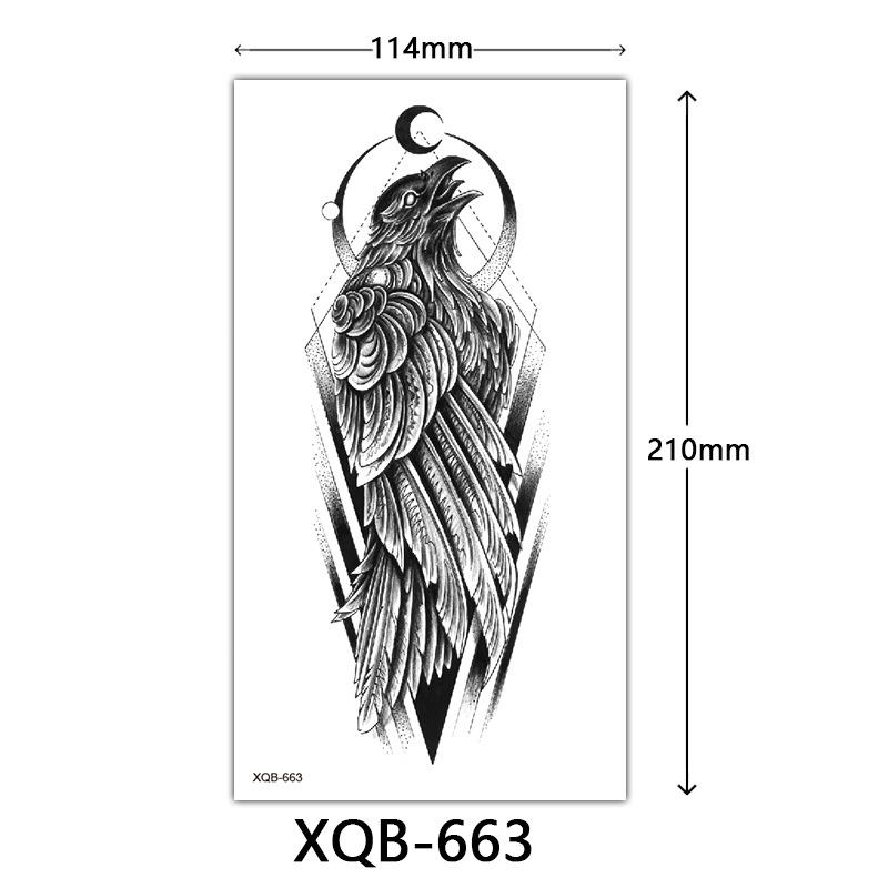 Small Full Arm Tattoo Sticker, Flower Letters, Plain Flower Tattoo Sticker Tattoo