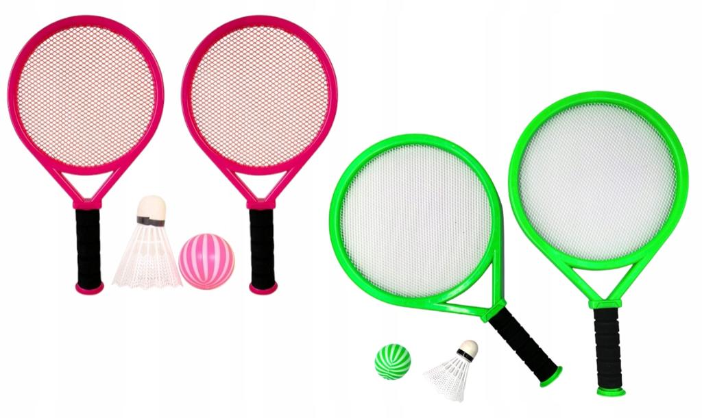 Badminton Tennis Set with Two Rackets, Shuttlecock and Ball