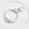 Spanish Simple Love Design Ring Feminine Geometric Opening Stainless Steel Ring Jewelry