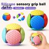 Kids Textured Ball Detachable Silicone Sensory Toy, Grip Training Mini Teething Relief for Babies, Tactile Stimulation Stress Colorful Toy Toddler
