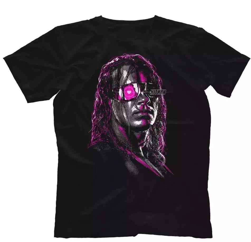 

HOT Bret Hart The Hitman Collection Cotton T Shirt Size S-4XL 4XL