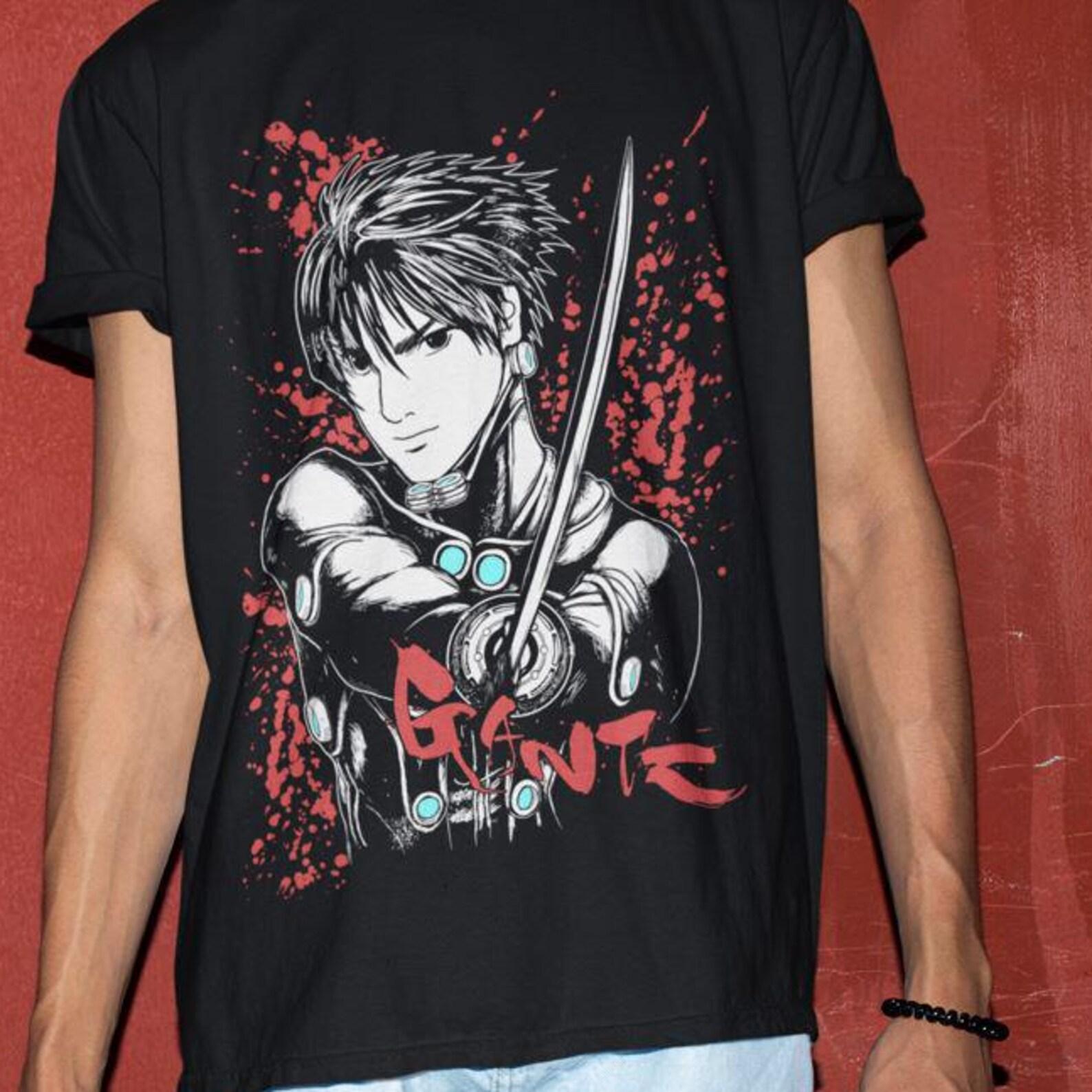 Unisex Gantz Kei Kurono Anime T-Shirt, Manga Otaku Shirt, Gantz: O Reika Shimohira Anime T-Shirt, Manga Waifu Shirt XL