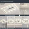 Modern LED Ceiling Light for Living, Bedroom, and Dining Rooms