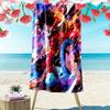 Luffy Print Beach Towel, Large Soft Quick Dry Towel for Beach Camping Swimming