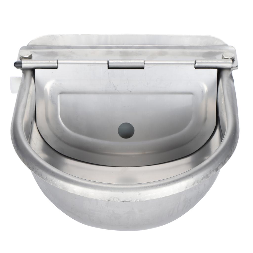 Stainless Steel Water Trough Bowl Automatic Drinking for Horses Goats Sheep Cattle