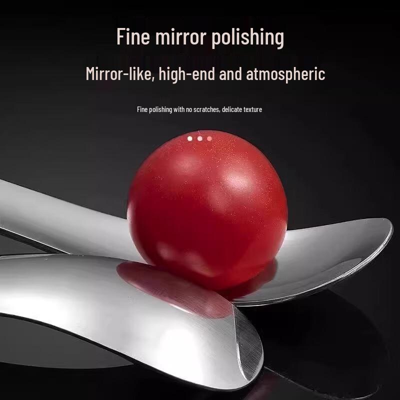 Stainless Steel Dumpling & Wonton Filling Spoons (2-Pack)