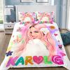 Bella Copripiumino Federa Set Biancheria da Letto Karol G Manana Adulto Ragazzo Ragazza Decorazione Camera da Letto Regalo per Bambini Singolo Doppio Taglia Grande