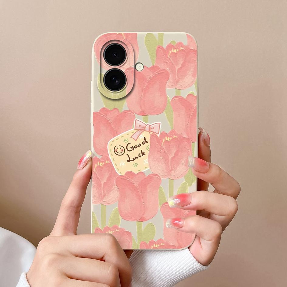 Husă Pentru Apple iPhone 16 Plus 16pro 16promax Avocado Drăguț Flori Frumoase Silicon Lichid Moale Subțire Pictat Anti Cădere Anti Alunecare Carcasă Pentru iPhone Capa