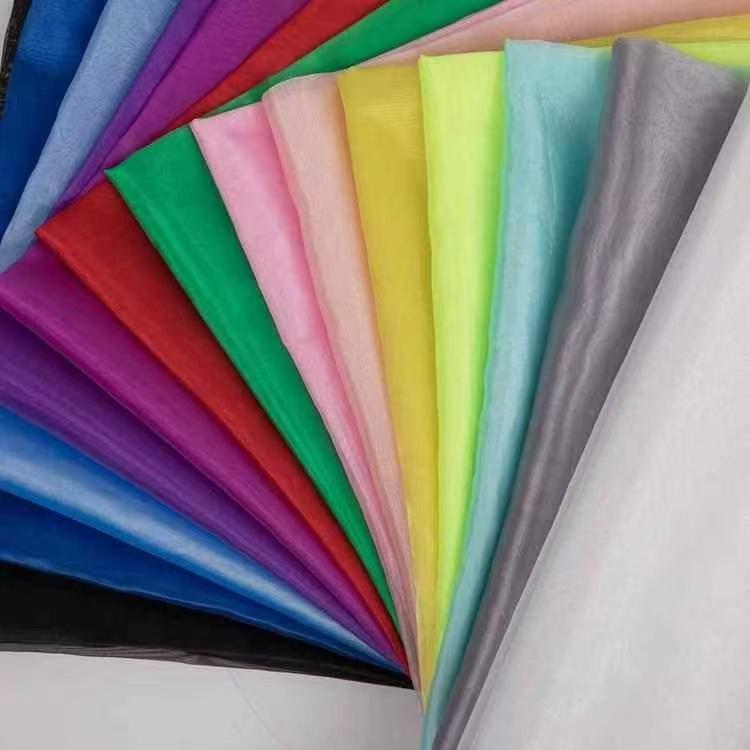 Curtain Wedding Tent Organza Fabric 100% Polyester Anti Pill Medium Weight for Girls Accessories Craft Bridal Occasions Home