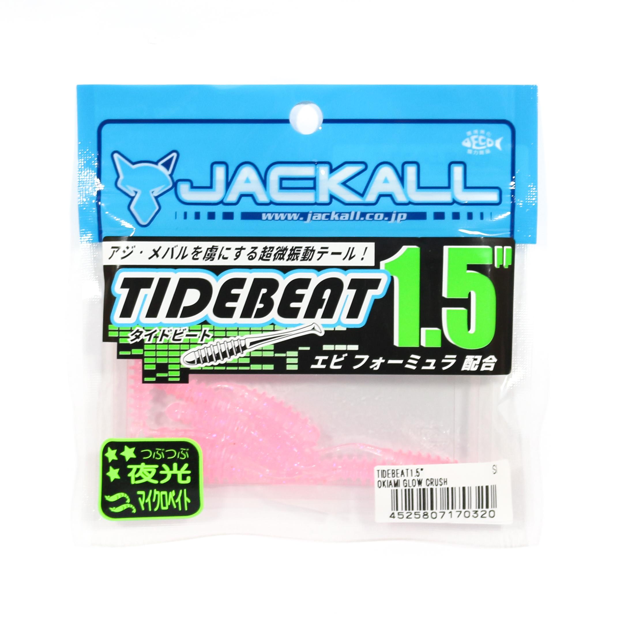 

Jackall Soft Lure Tide Beat 1.5 Inches Okiami Glow Crush (0320)