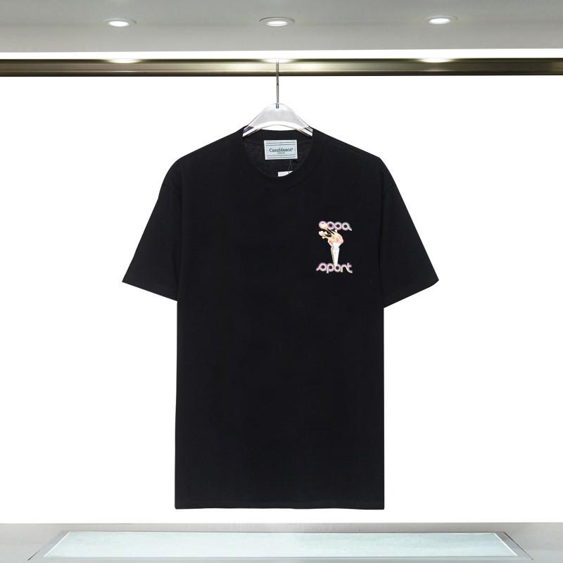 Casablanca 23 Frühling und Sommer Neuheit Fantasie Tor Sternenhimmel Schloss Casa Buchstaben Logo Kurzarm Partner T-Shirt