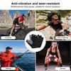 Fingerlose Damen Herren Fahrradhandschuhe Atmungsaktives Fahrradzubehör Wandern Camping