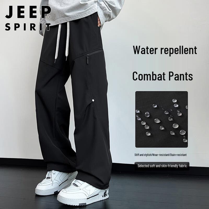 

JEEP SPIRIT Men s Outdoor Straight-Leg Casual Trousers XL