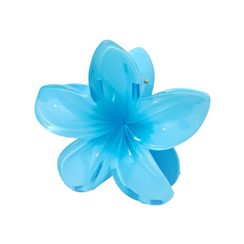 

1PC Elegant Flower Shaped Hair Grab Clips Trendy Non Slip Ponytail Holders For Women And daily use Wear