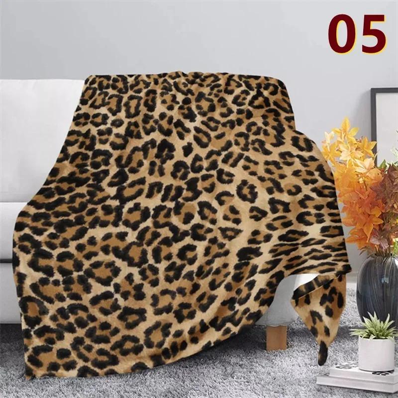 

5 Стилей Винтажный Леопардовый Плед Мягкий Фланелевый Плед для Кровати Дивана Путешествий Плед для Сна для Взрослого Ребенка Домашние Украшения 30x40in