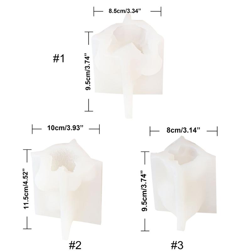 Candle Mould Resin Casting Molds DIY 3D Silicone Mould Geometric Candle Mold Silicone Mold Handicrafts for Candle Making