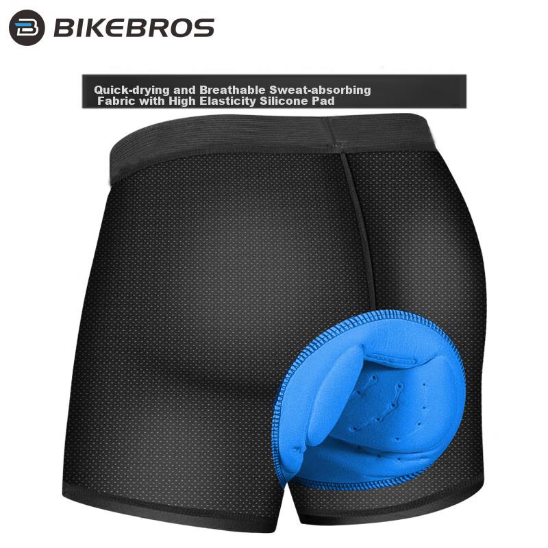 Women's Black Cycling Shorts with Silicone Pad Breathable Quick-Dry Mountain Bike Apparel Size S