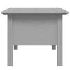  BODO Coffee Table, Grey, 100x55x46 Cm, Solid Pine Wood