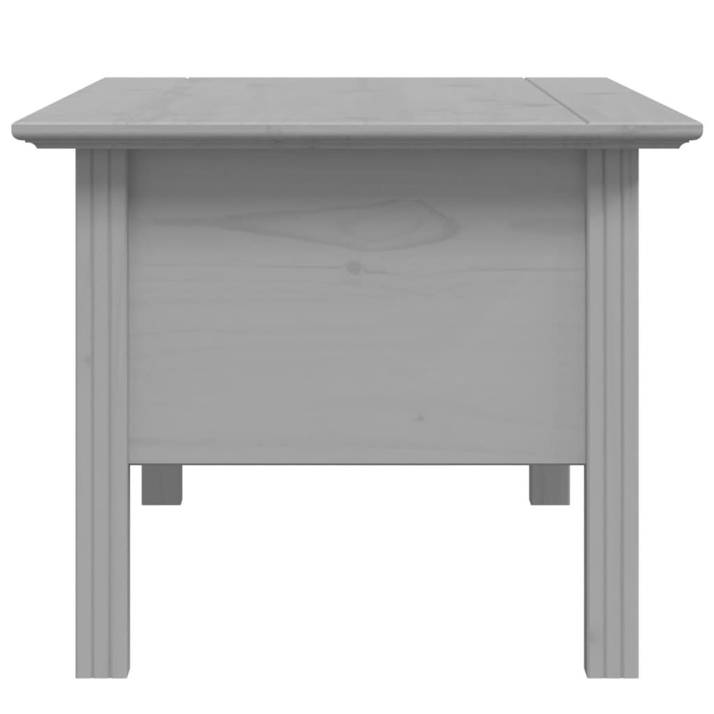  BODO Coffee Table, Grey, 100x55x46 Cm, Solid Pine Wood