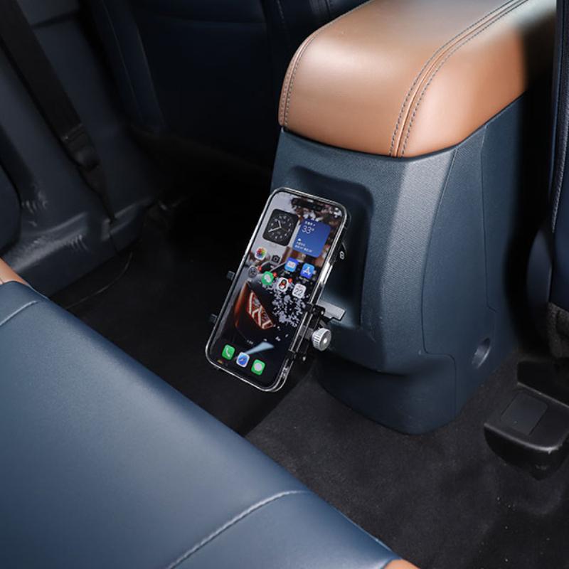 For Ford Maverick -2025 Aluminum Alloy Car Rear Expansion Mobile Phone Holder Drama Chasing Artifact Bracket Car Accessories