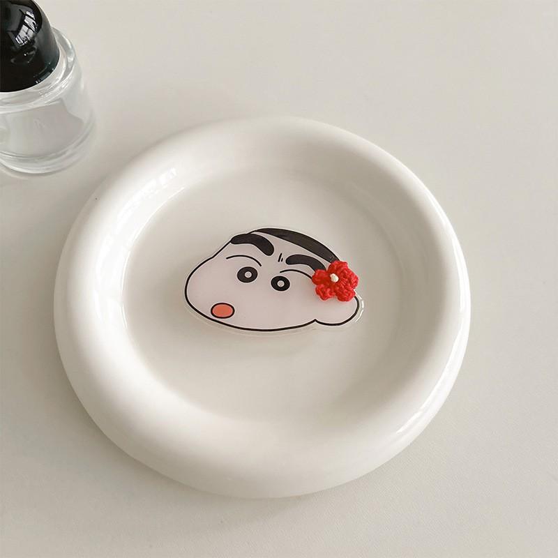 

Rotating Red Flower Cartoon Xiaoxin Phone Airbag Bracket Korean Ins Wind Back Adhesive Lazy Watching Support Stand